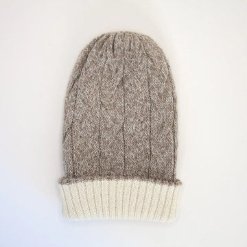 Sacred Warmth - Reversible Beanie - Bicolour & White