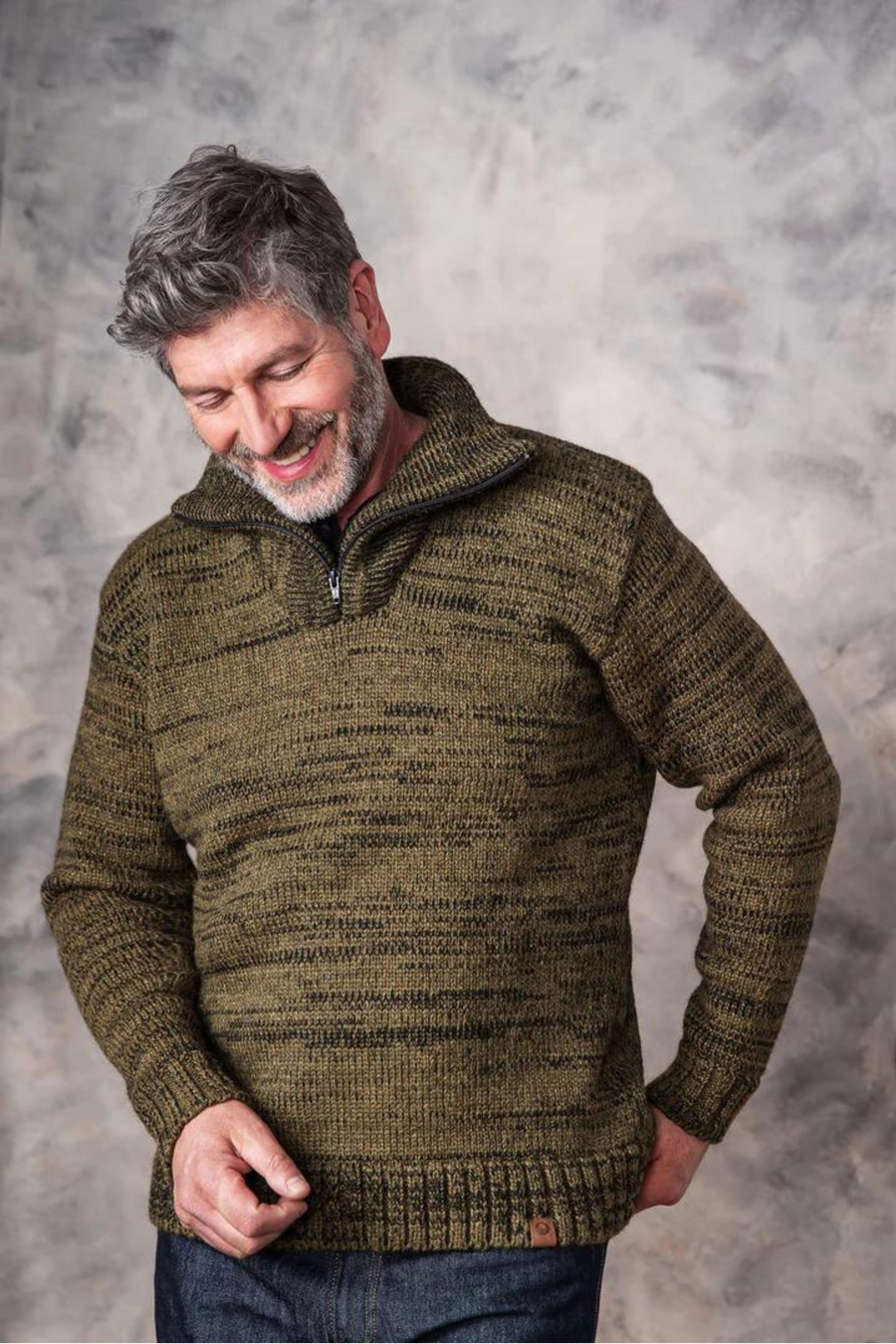 Orizon - Robson Sweater - Olive Green