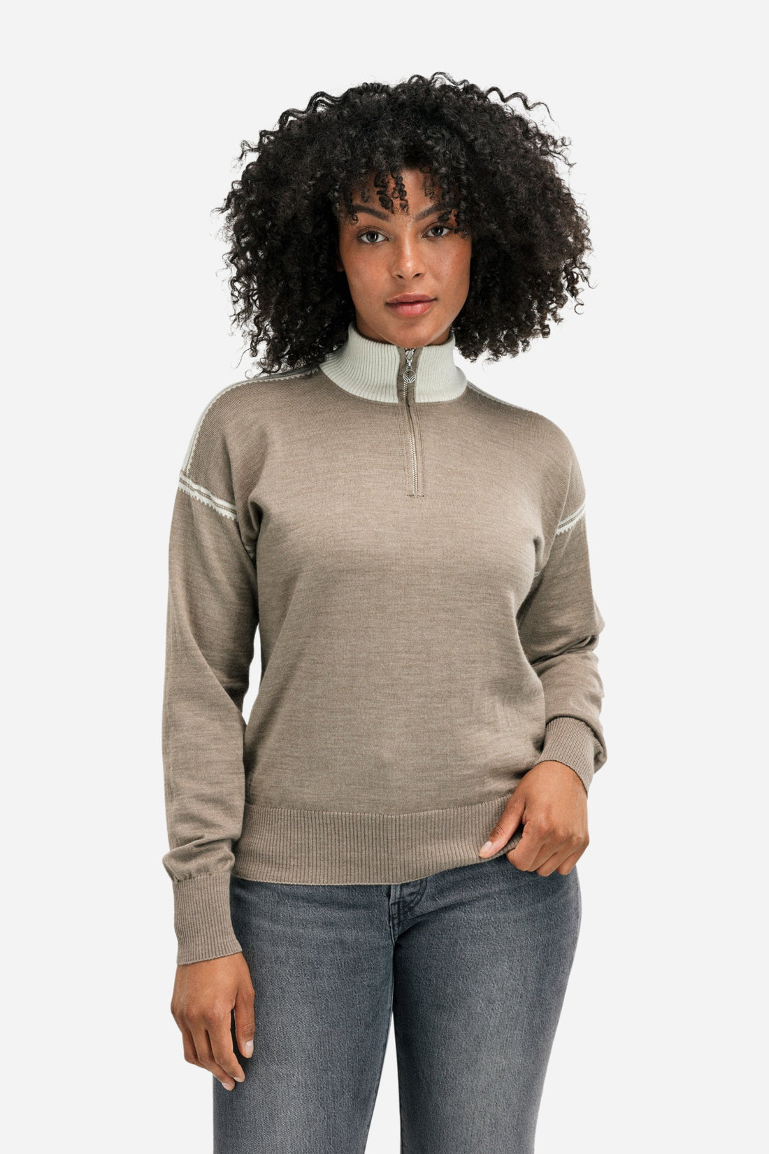 Dale of Norway - Sandvik Feminine Sweater - Brown