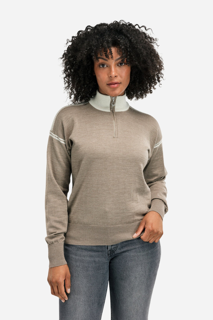 Dale of Norway - Sandvik Feminine Sweater - Brown