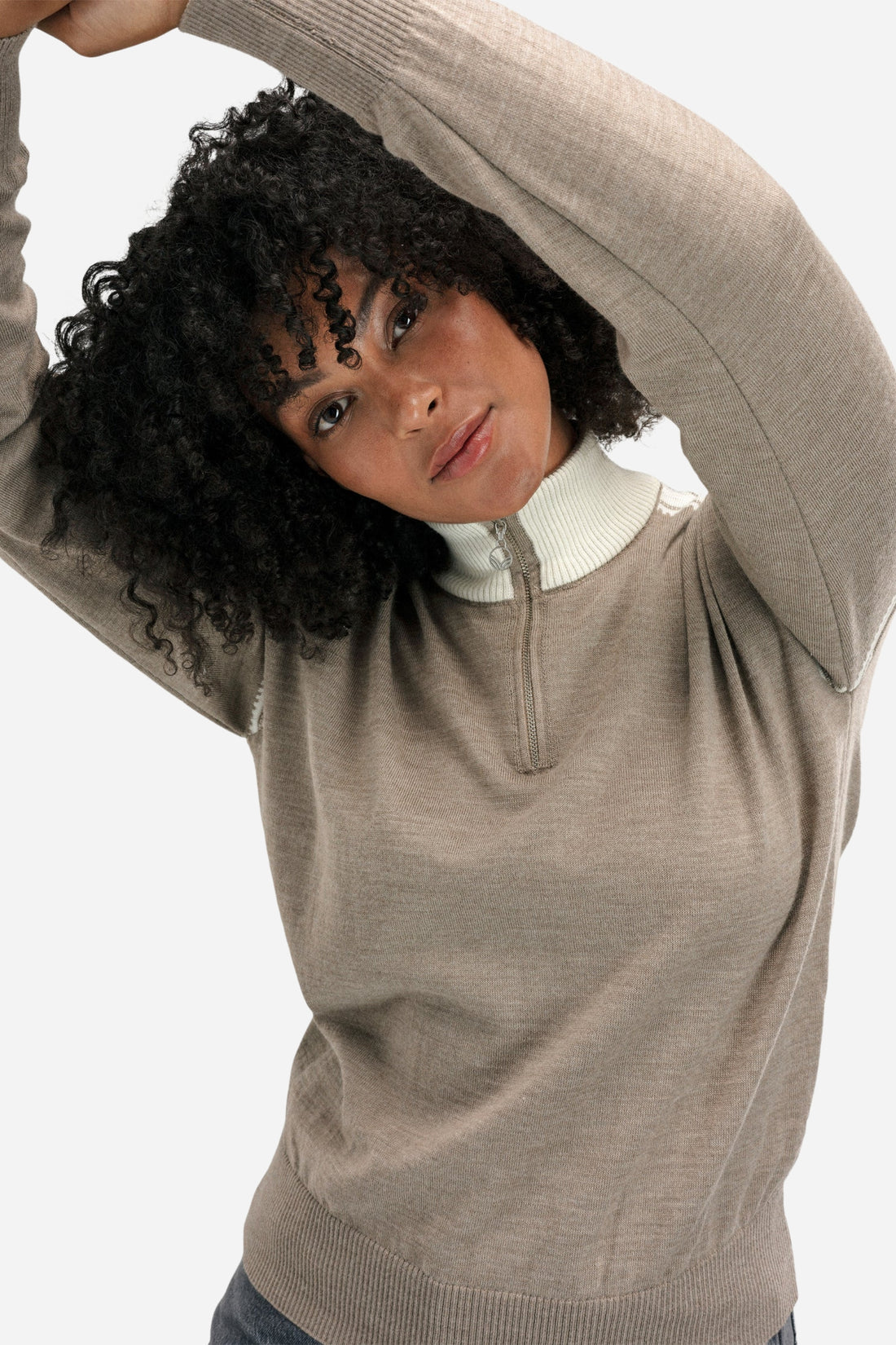 Dale of Norway - Sandvik Feminine Sweater - Brown