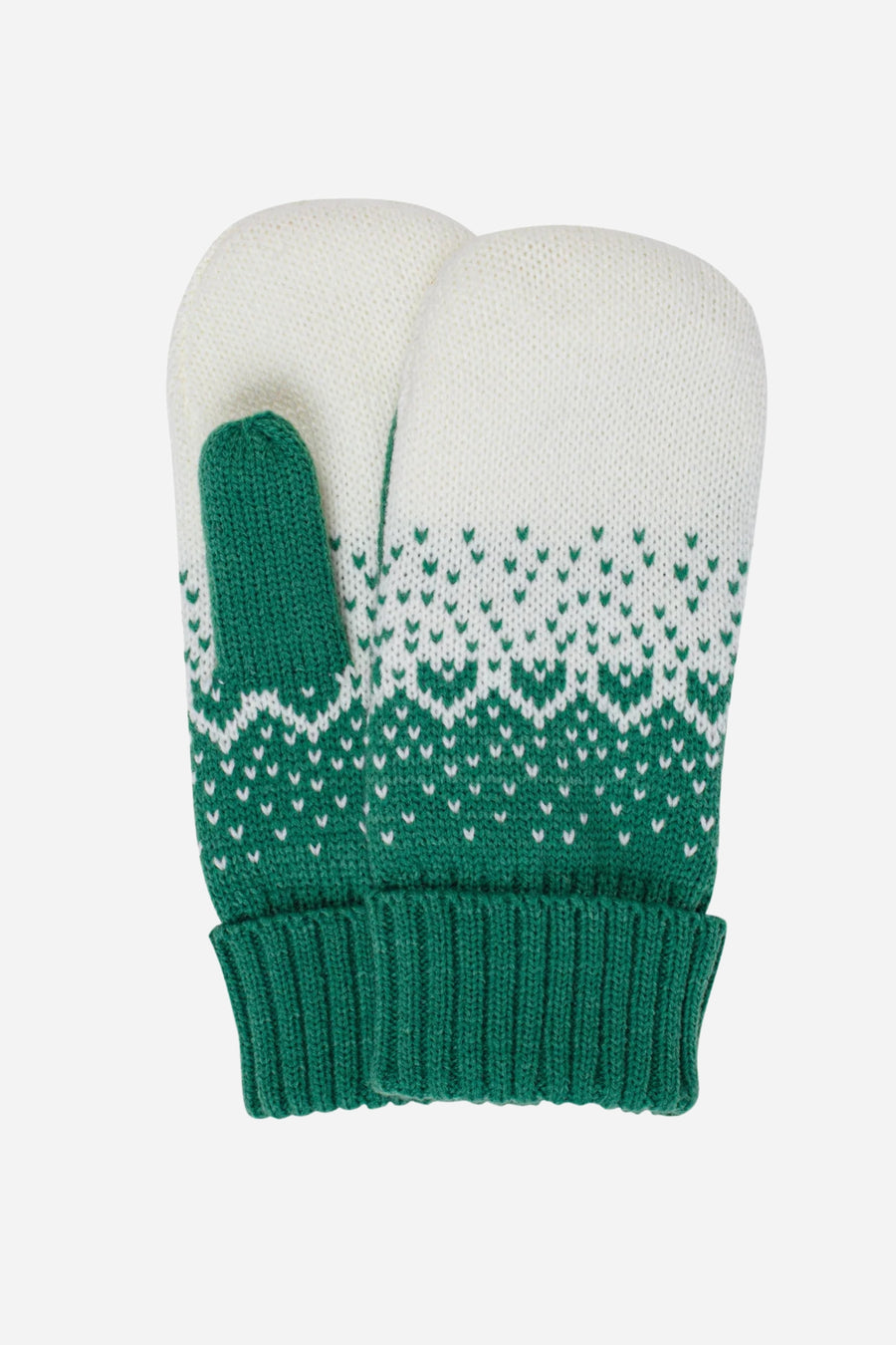 Snow Storm Mittens - Green