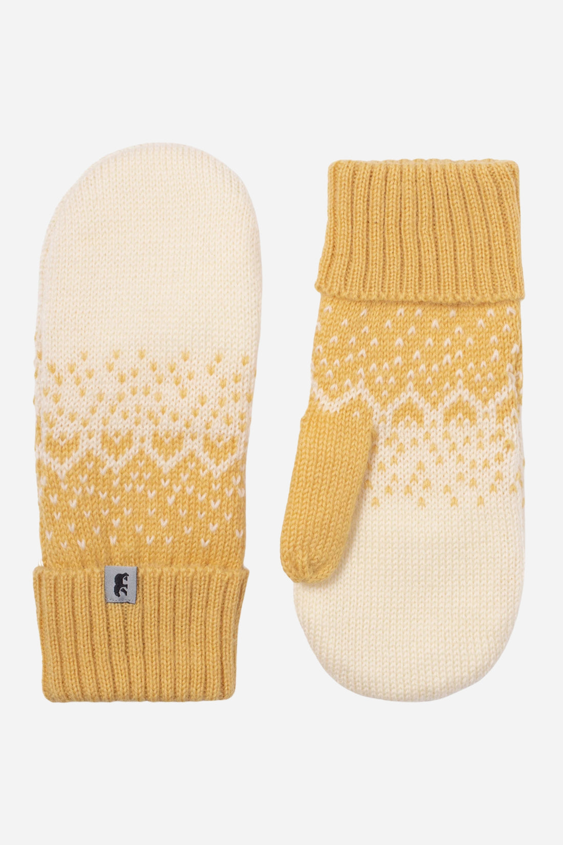 Snow Storm Mittens - Yellow