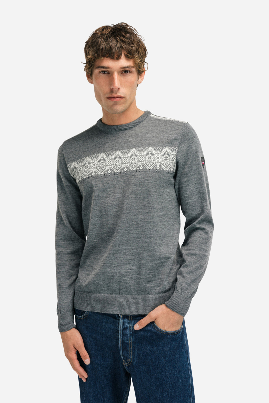 Dale of Norway - Stenberg Men's Sweater - Light Grey