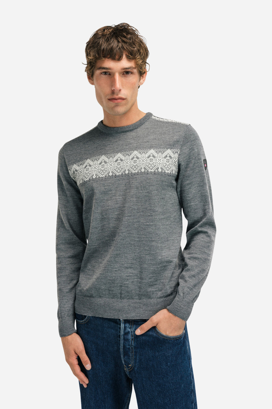 Dale of Norway - Stenberg Men's Sweater - Light Grey