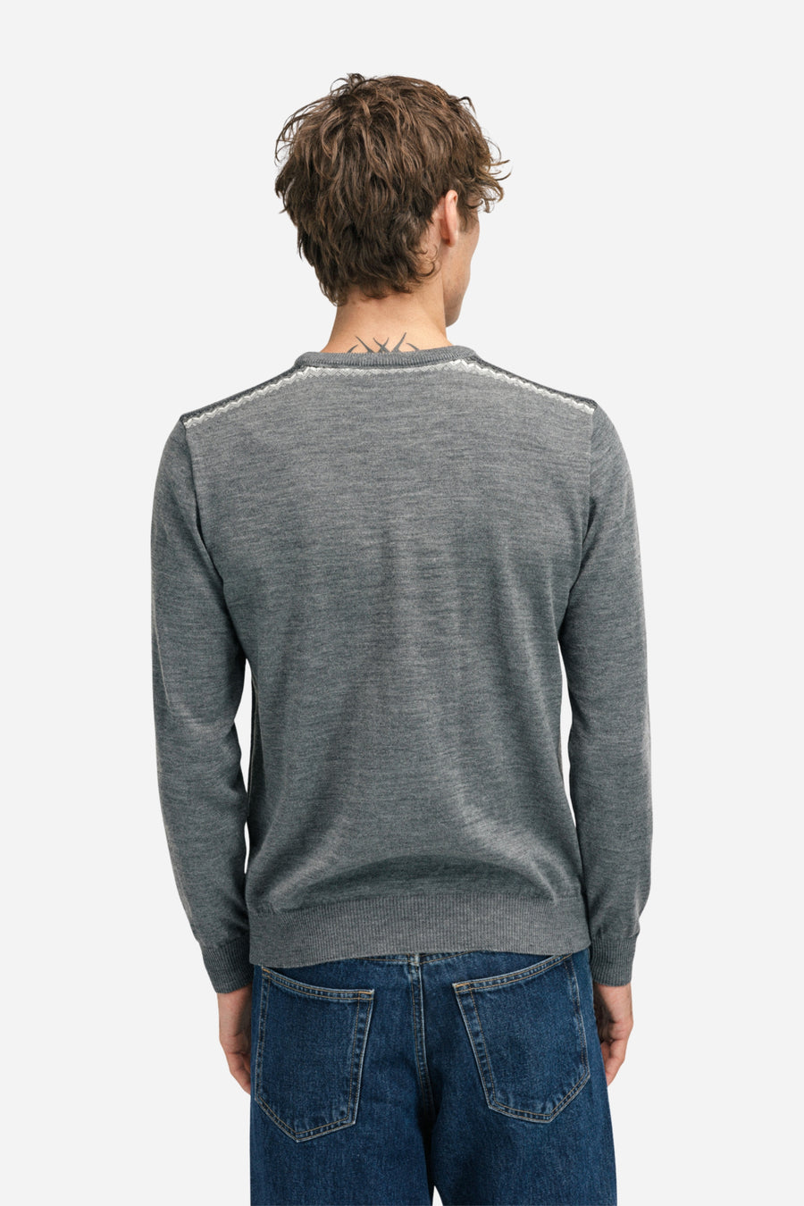 Dale of Norway - Stenberg Men's Sweater - Light Grey