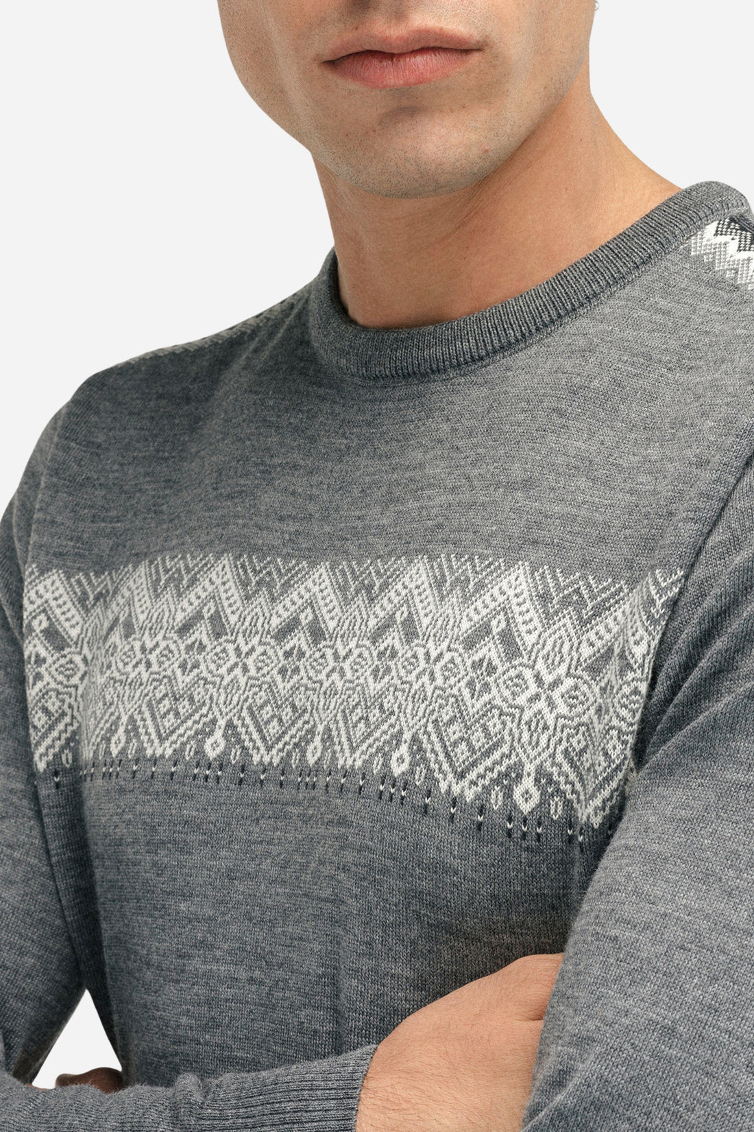 Dale of Norway - Stenberg Men's Sweater - Light Grey