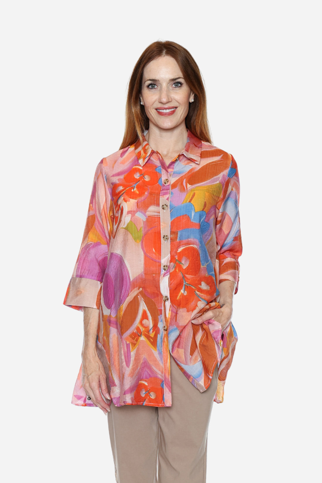 Catherine Shirt - Red