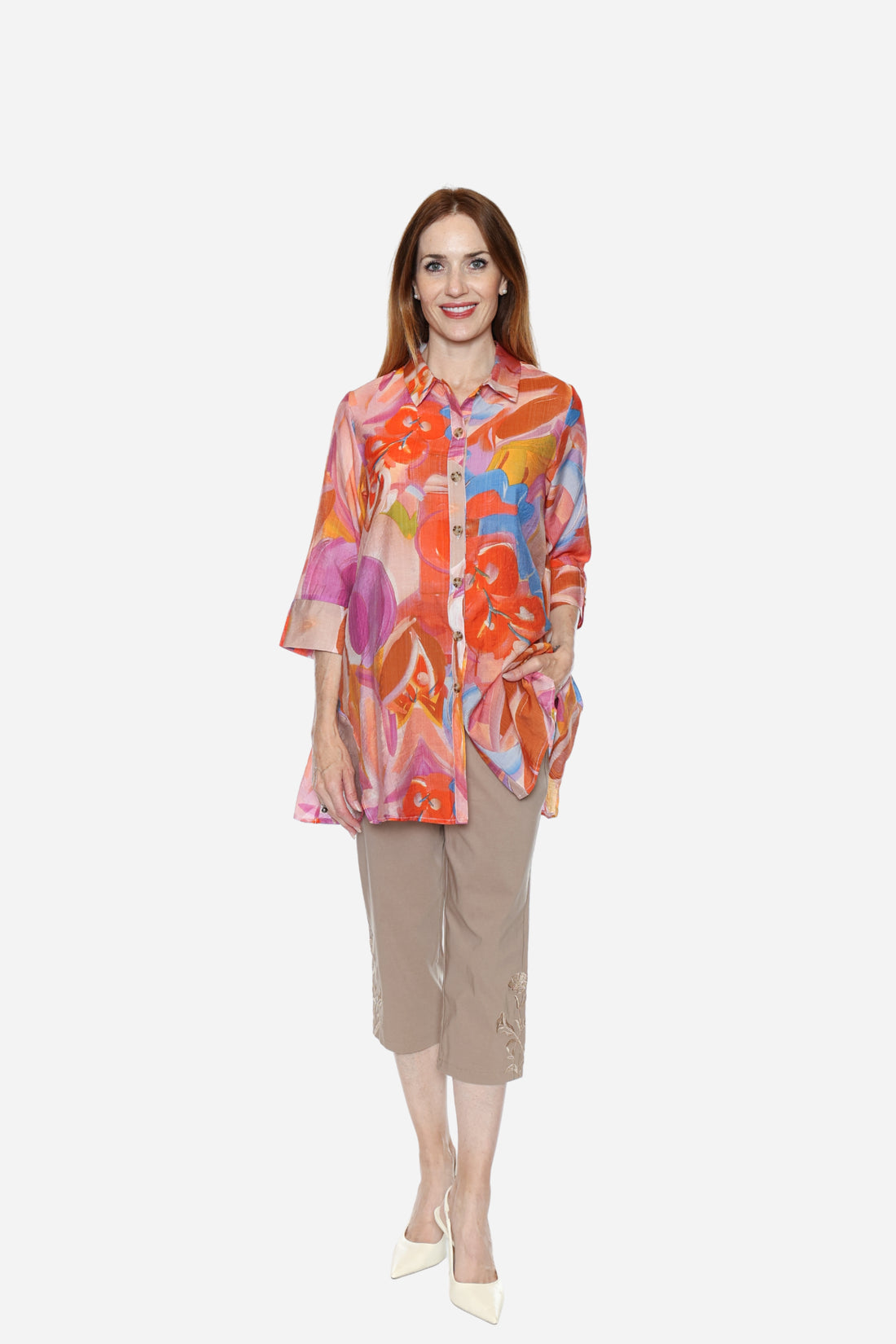 Catherine Shirt - Red