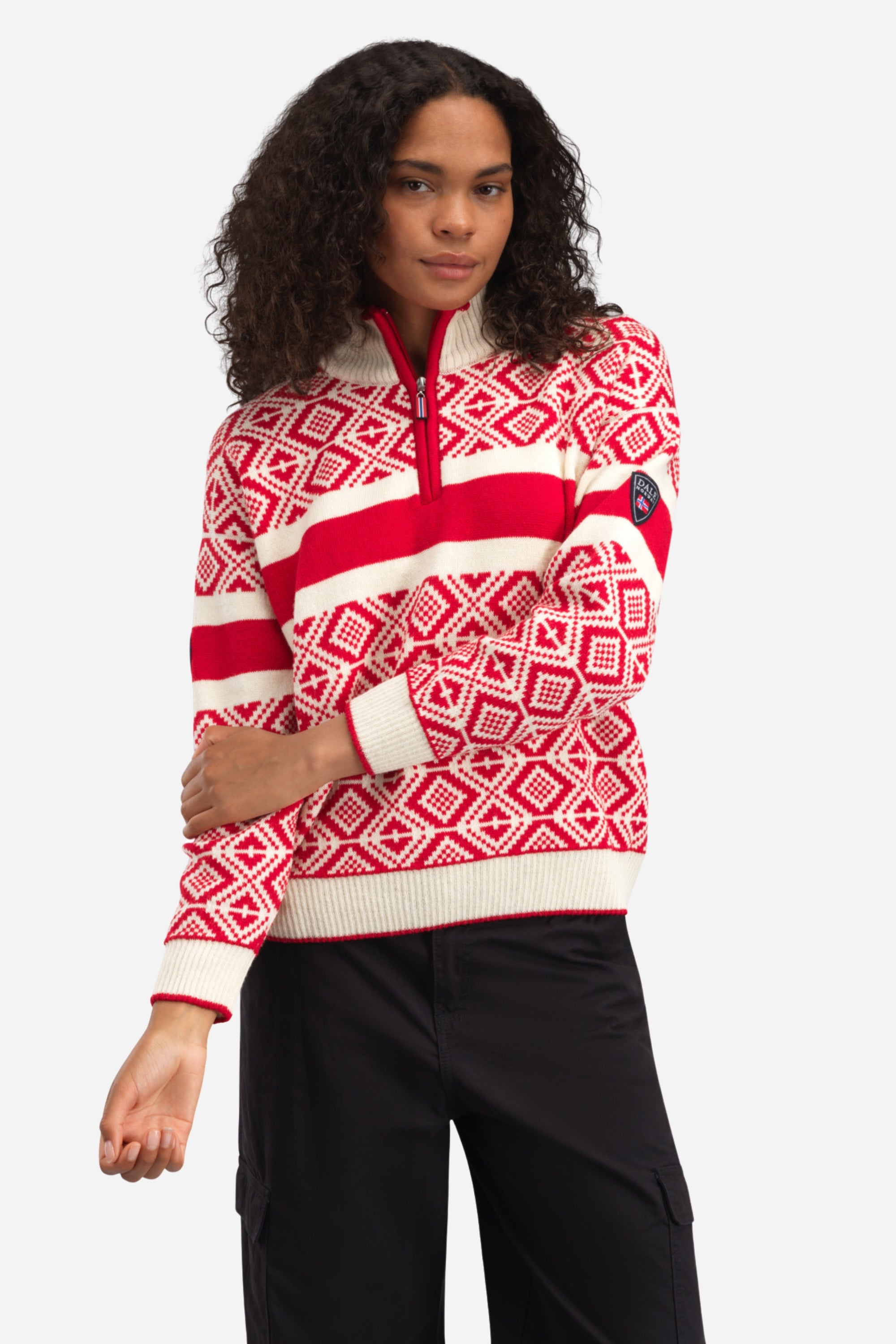 Dale of Norway - Team Cortina Women's Sweater - Red – Amos & Andes