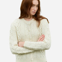 Aran - Tramore Cardigan - Natural