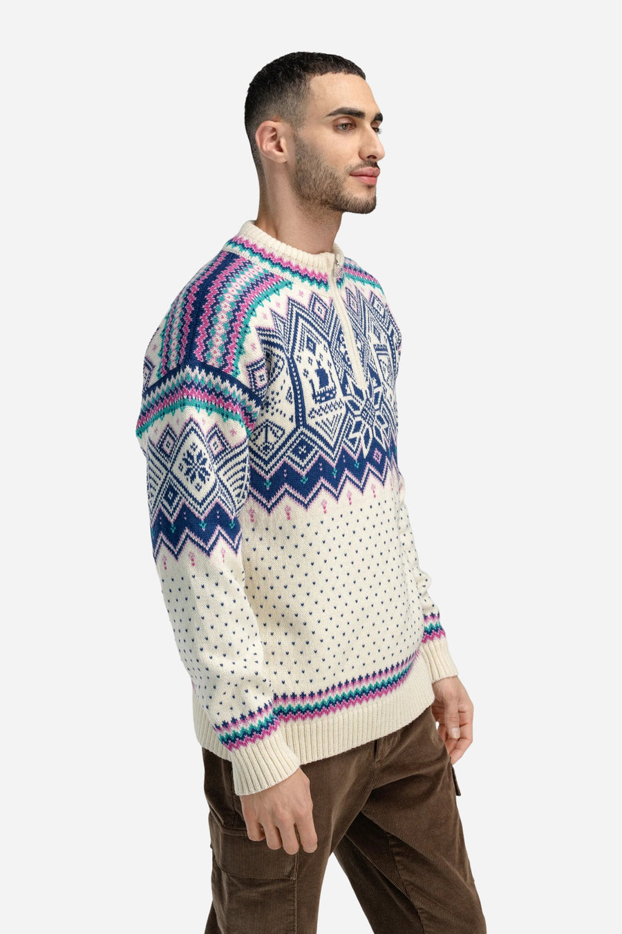 Dale of Norway - VM Trondheim Men's Sweater - Off-White