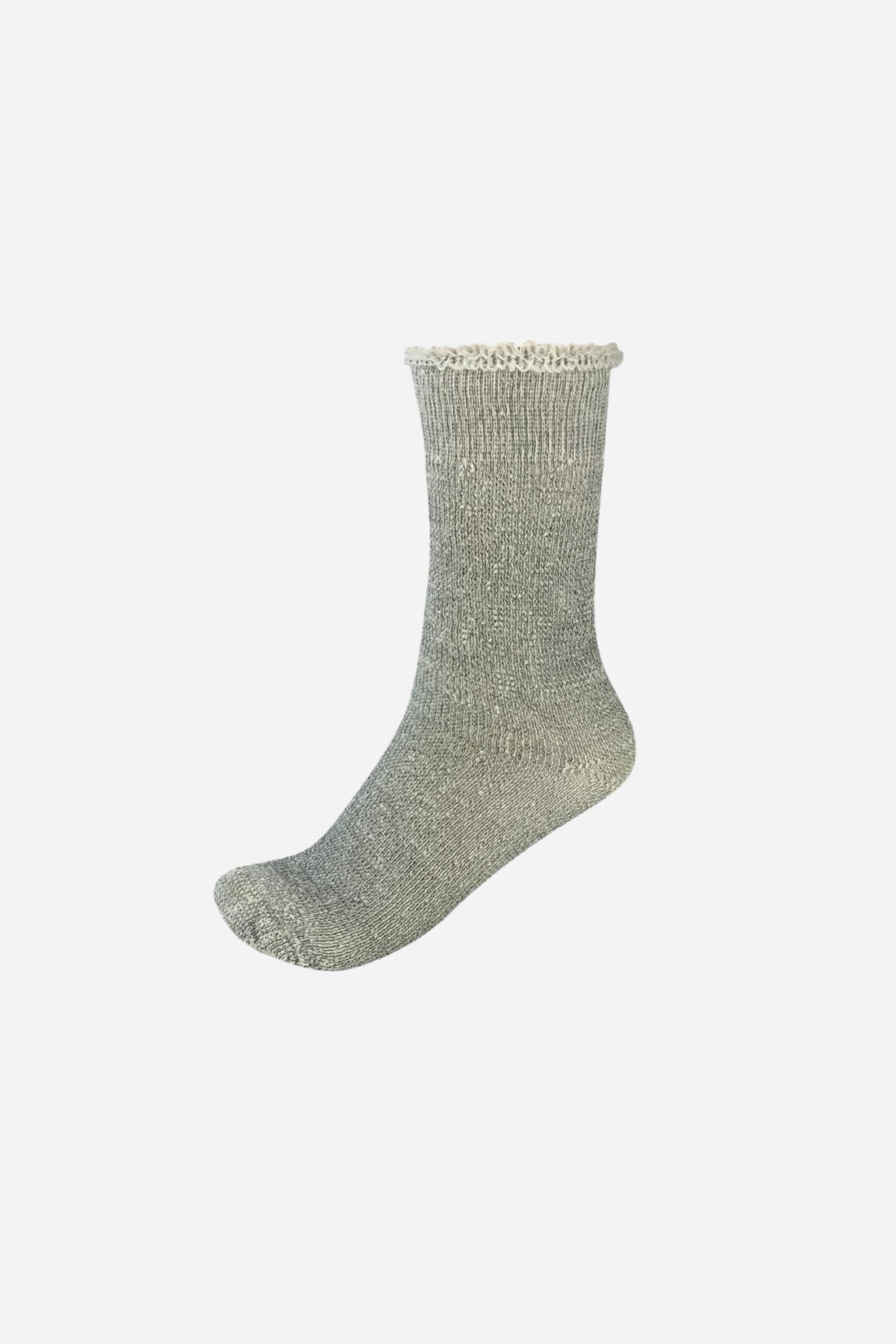 Thermohair - Mohair Socks - Grey & Natural