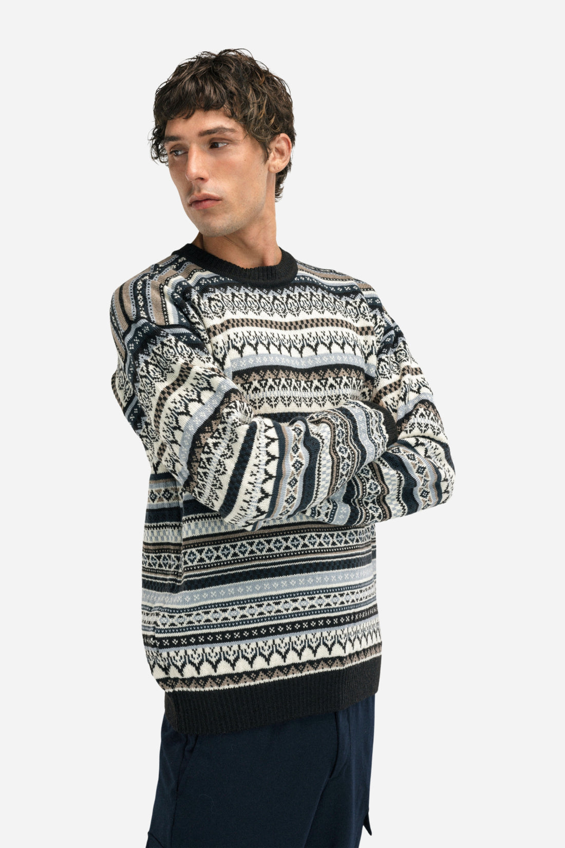 Dale of Norway - Utsira Men's Sweater - Coffee