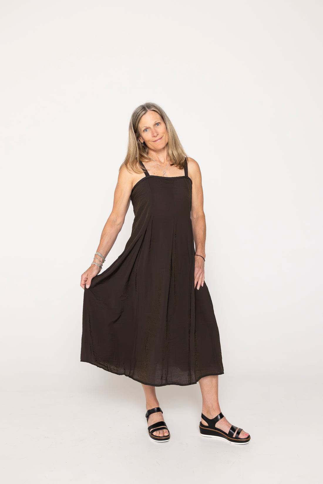 cut loose dress Cut Loose 3/4 Sleeve Scoop Neck Dress SALE! L