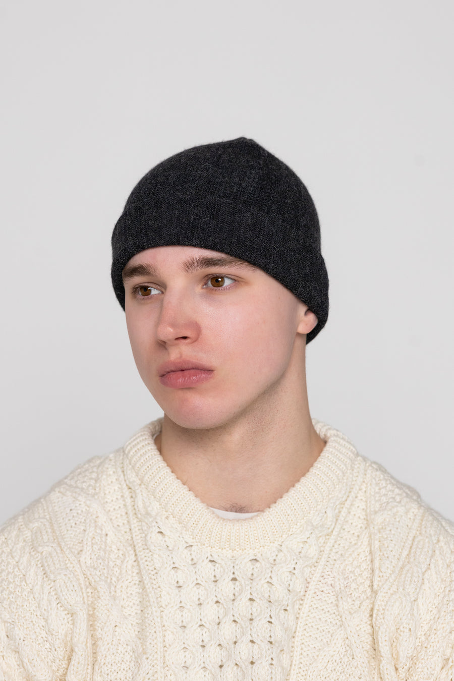 Sacred Warmth - Lin Beanie - Charcoal