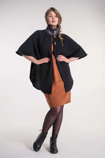 Norlender - Birgit Poncho - Black