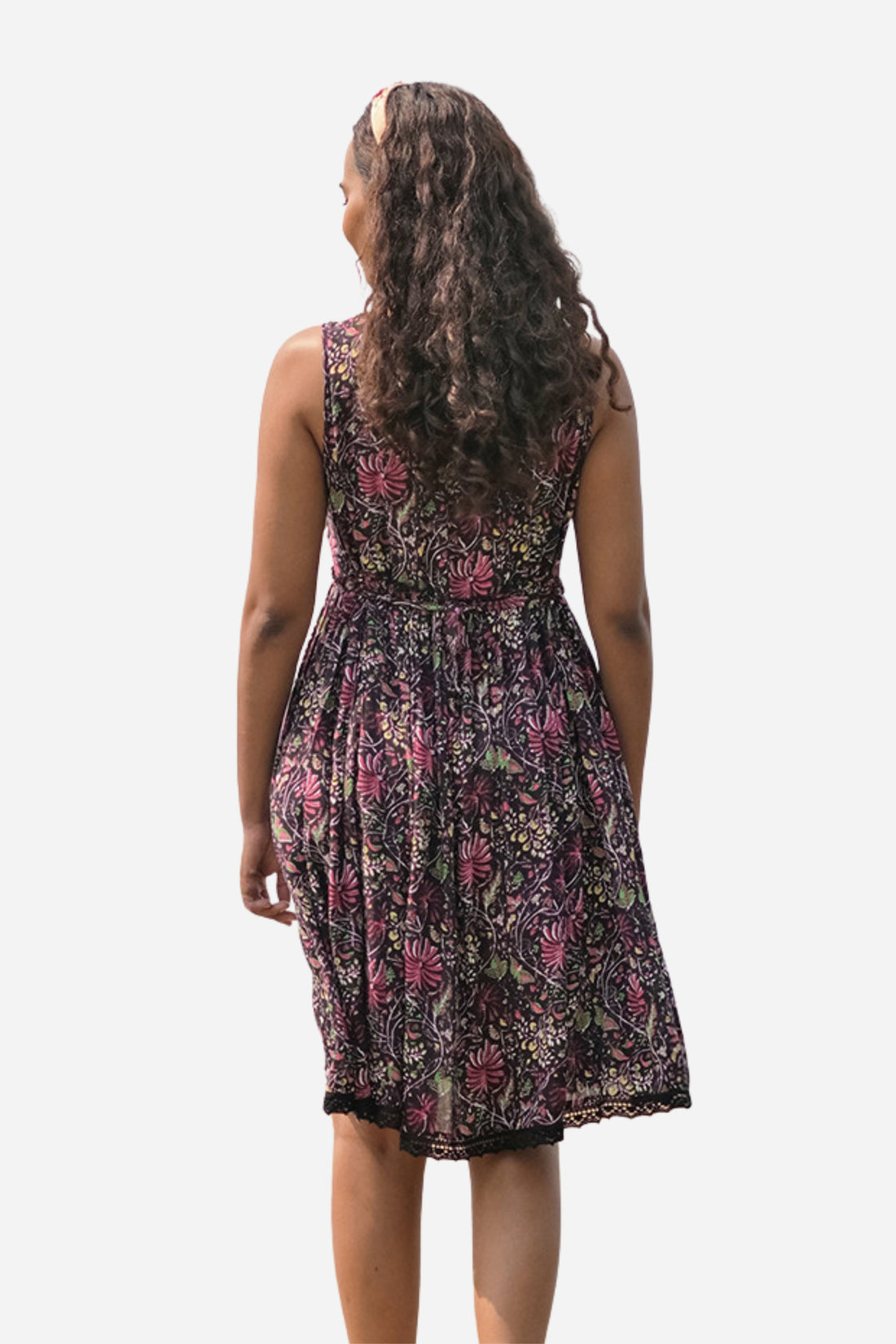Butterfly Vine Dress - Black