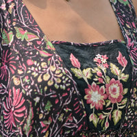 Butterfly Vine Dress - Black