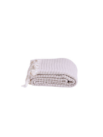 Mistri by Reve - Cotton Throw - Natural