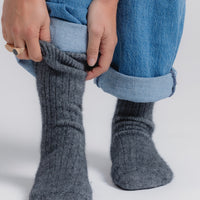 Cashmere Bliss Socks - Grey