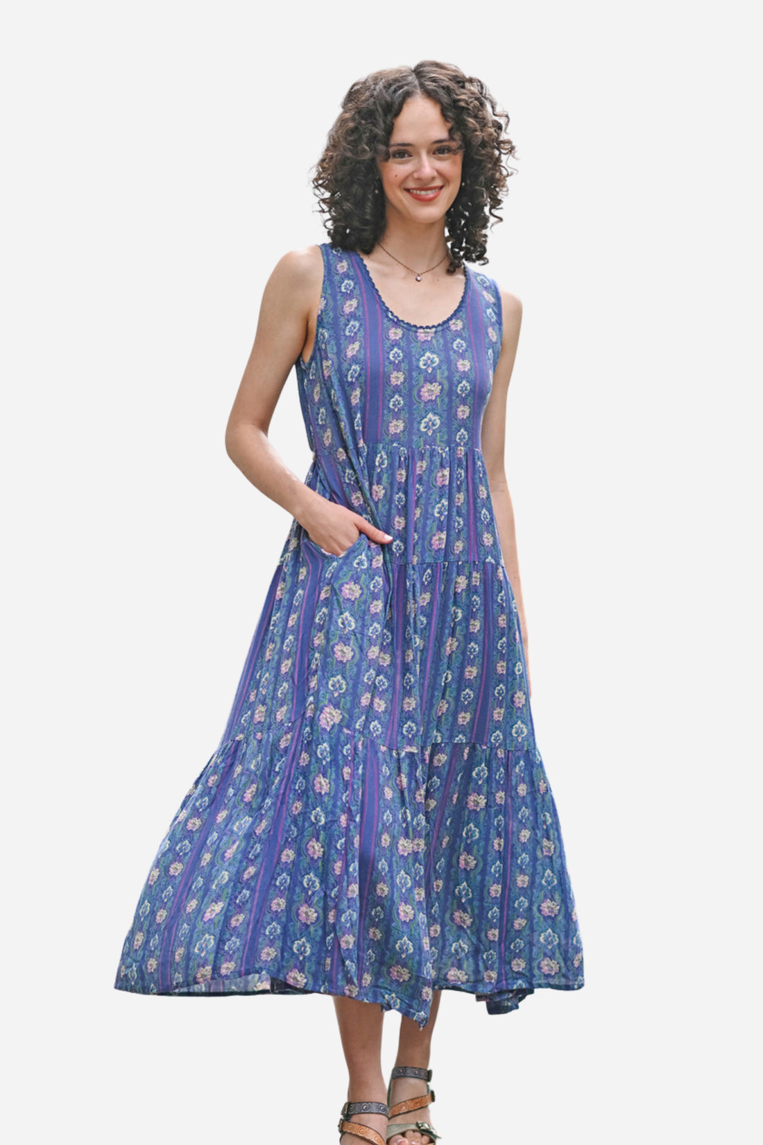 Chianti Dress - Blue