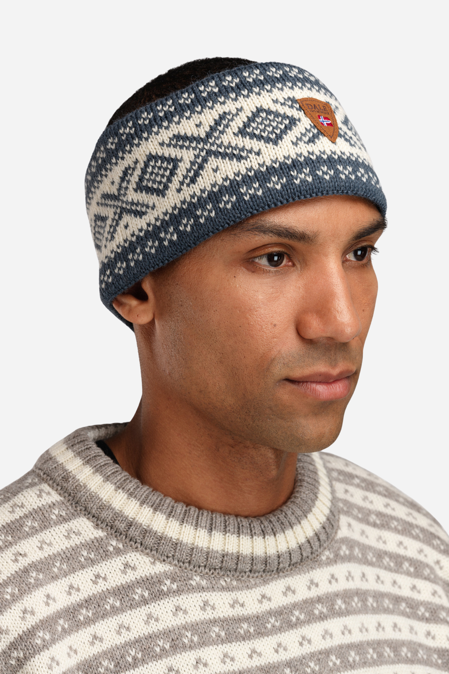Dale of Norway - Cortina 1956 Unisex Headband - Steel