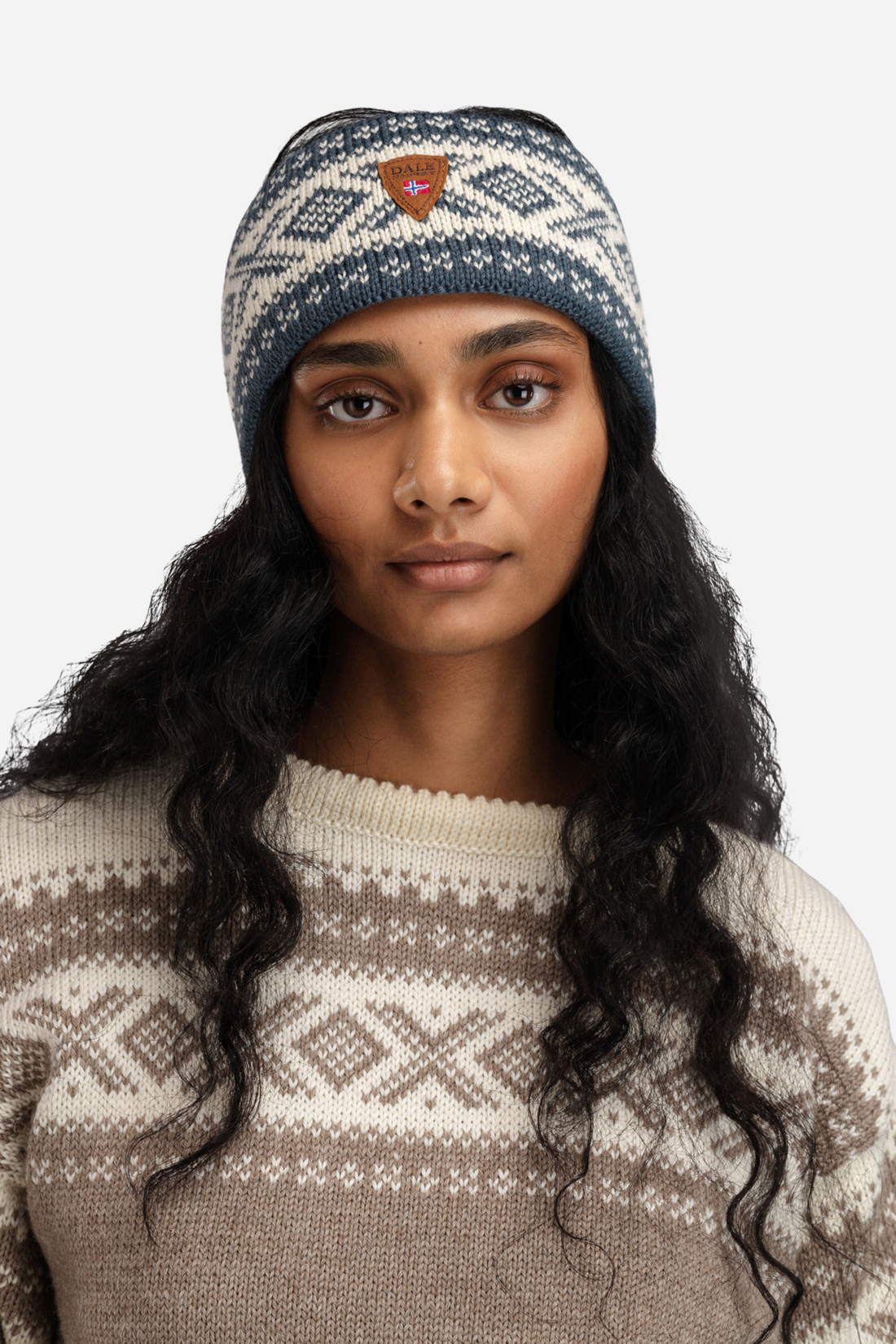 Dale of Norway - Cortina 1956 Unisex Headband - Steel