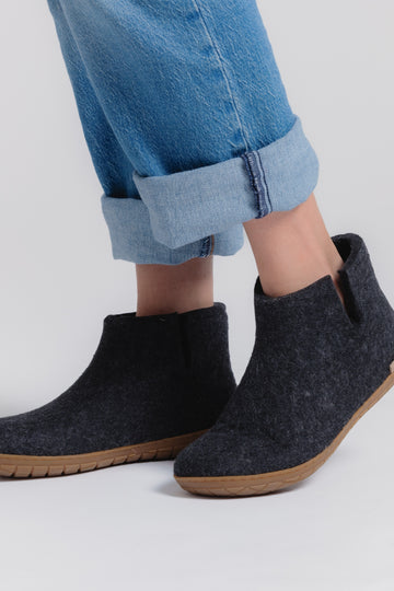 Glerups Unisex boot - Rubber Sole - Charcoal