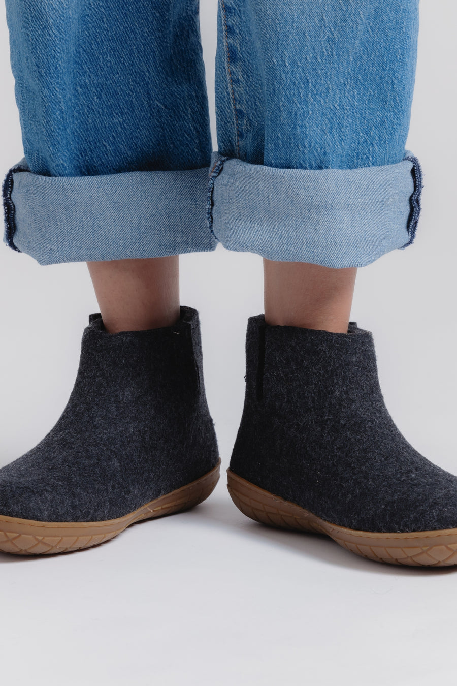 Glerups Unisex boot - Rubber Sole - Charcoal