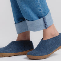 Glerups Unisex Shoe - Rubber Sole - Denim