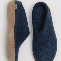 Glerups Unisex Shoe - Rubber Sole - Denim