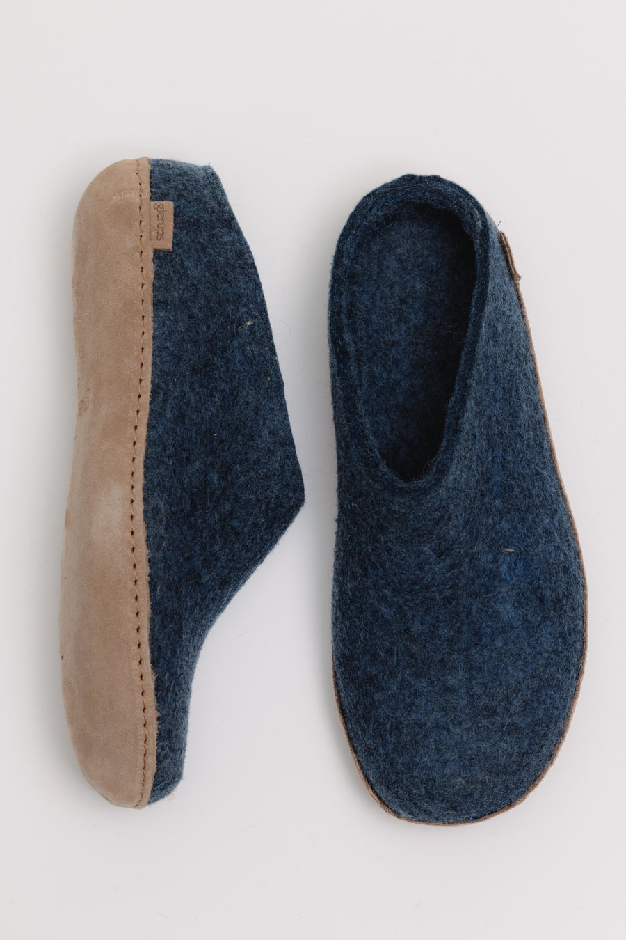 Glerups Unisex Shoe - Rubber Sole - Denim
