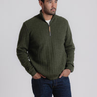 Ivanhoe - Hugo Half Zip WB - Loden Green