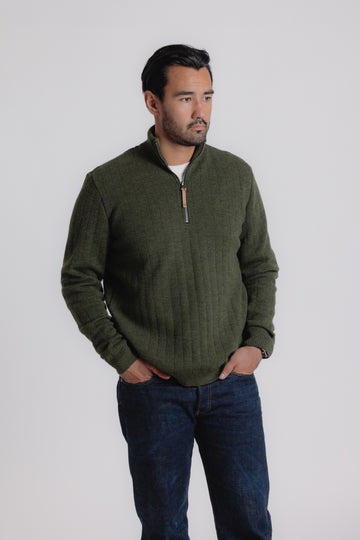Ivanhoe - Hugo Half Zip WB - Loden Green
