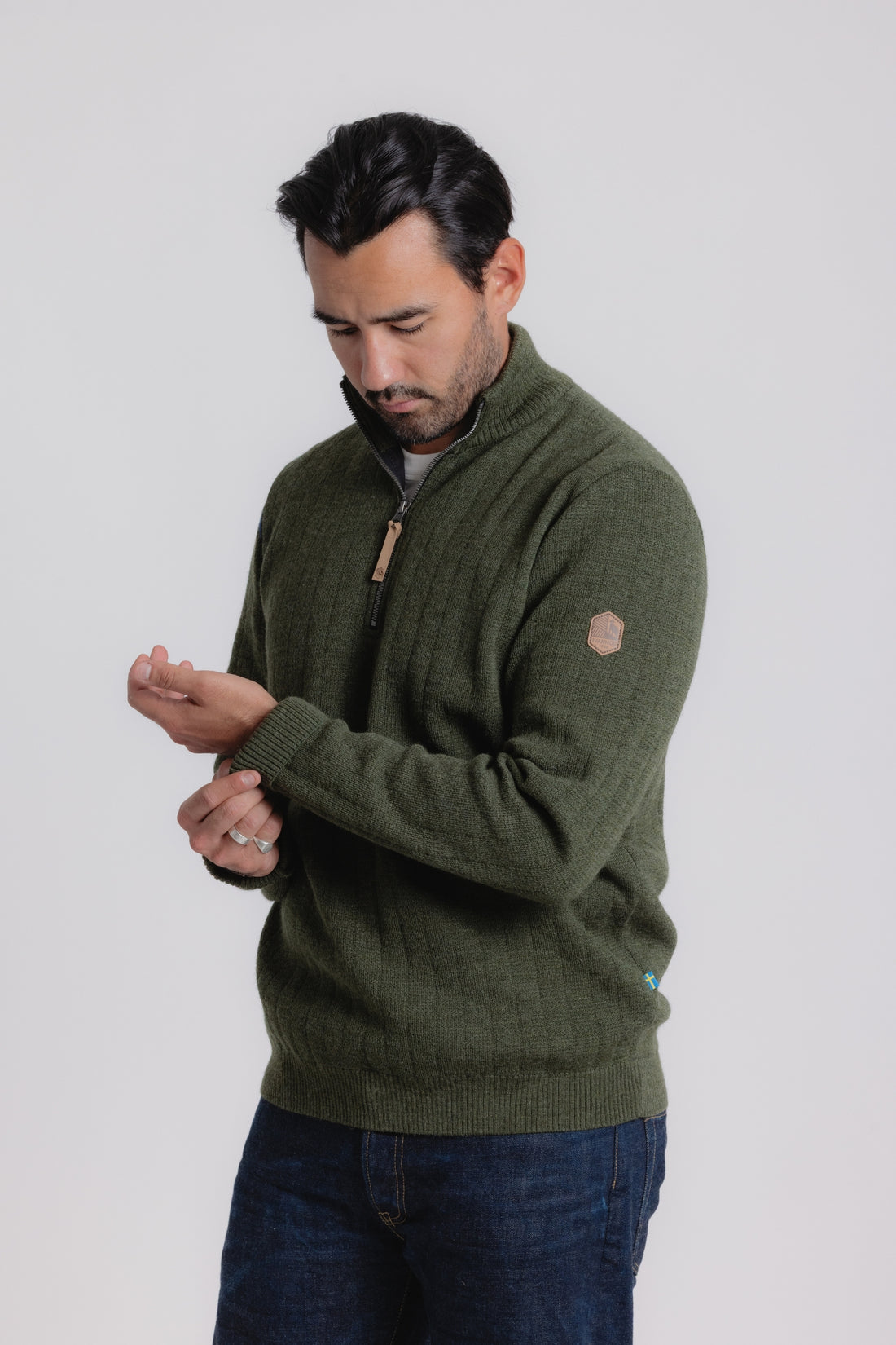 Ivanhoe - Hugo Half Zip WB - Loden Green