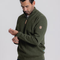 Ivanhoe - Hugo Half Zip WB - Loden Green