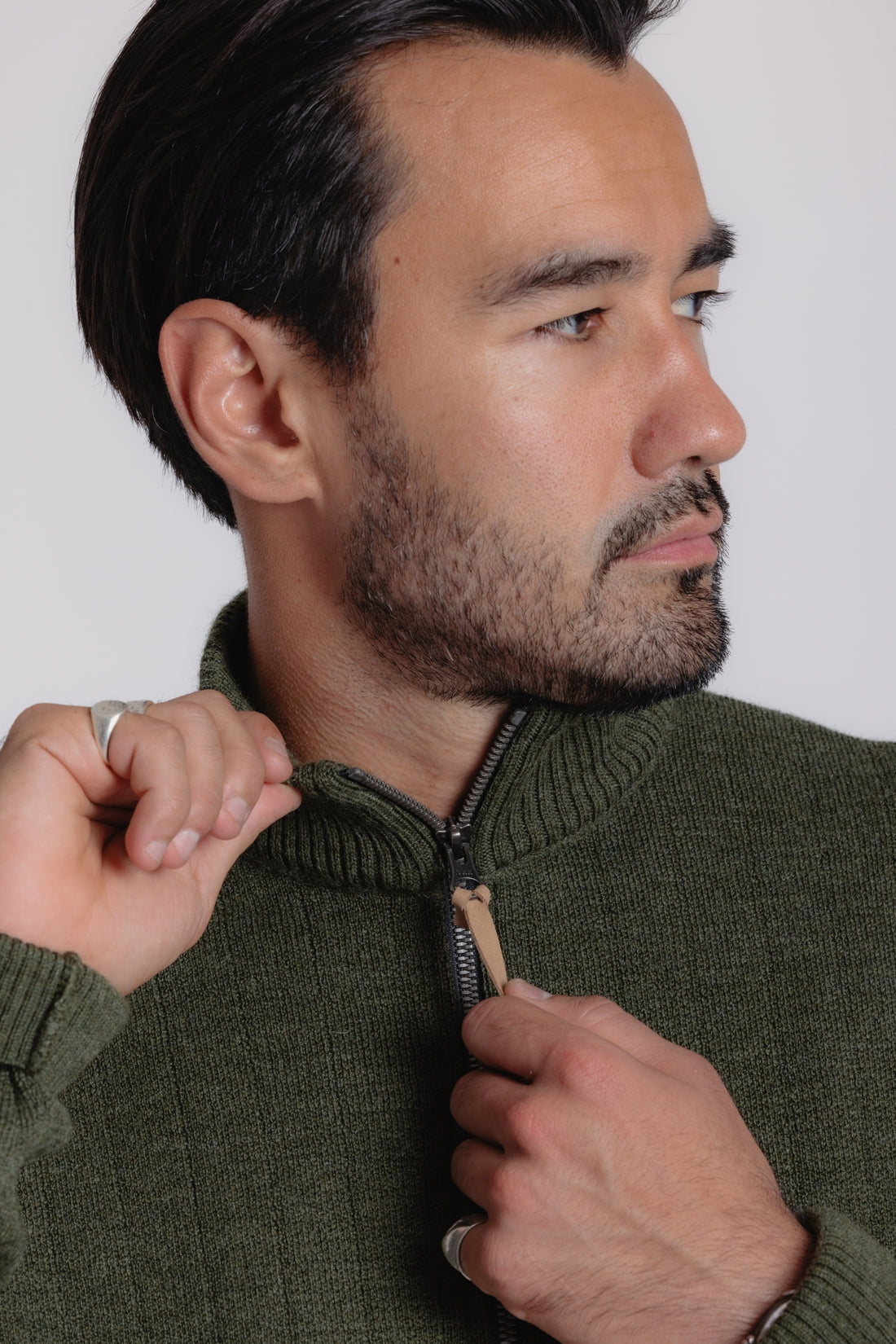 Ivanhoe - Hugo Half Zip WB - Loden Green