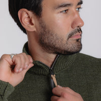 Ivanhoe - Hugo Half Zip WB - Loden Green