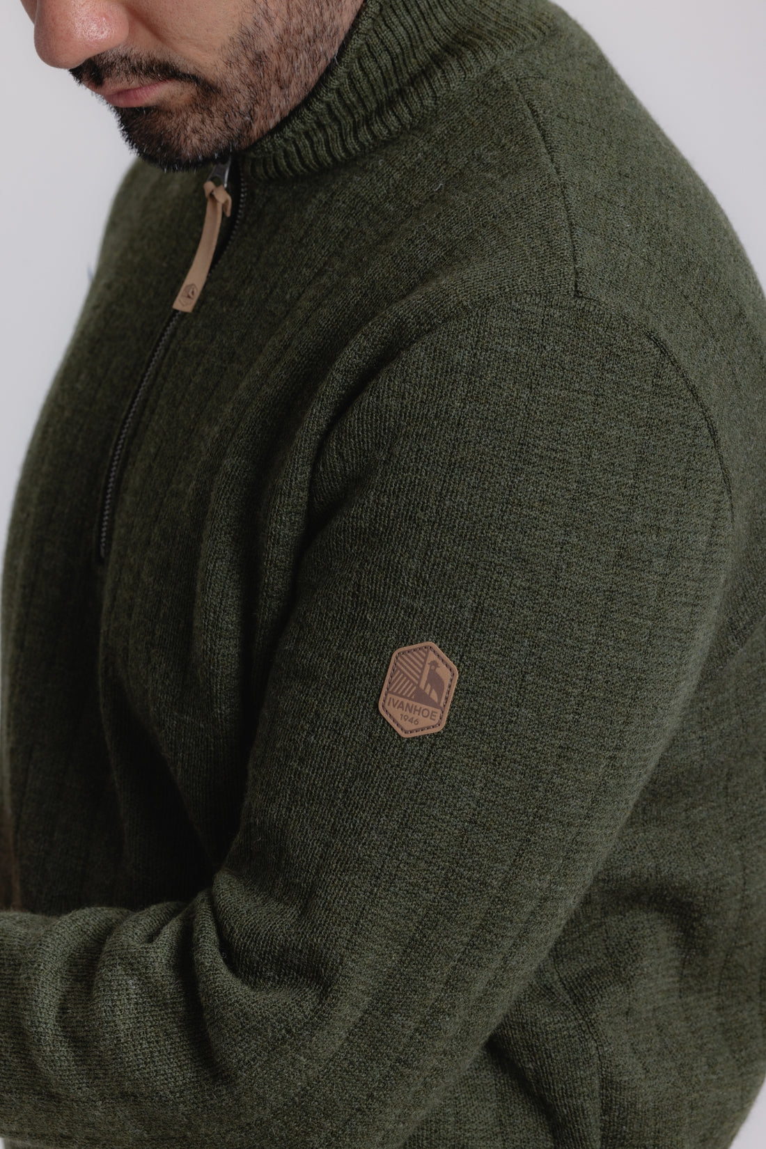 Ivanhoe - Hugo Half Zip WB - Loden Green