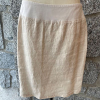 Cut Loose - Linen Walking Skirt - Jicama