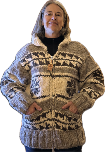 Cowichan Design Sweater - S