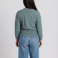 Possum - Ribbed Cardigan - Mint