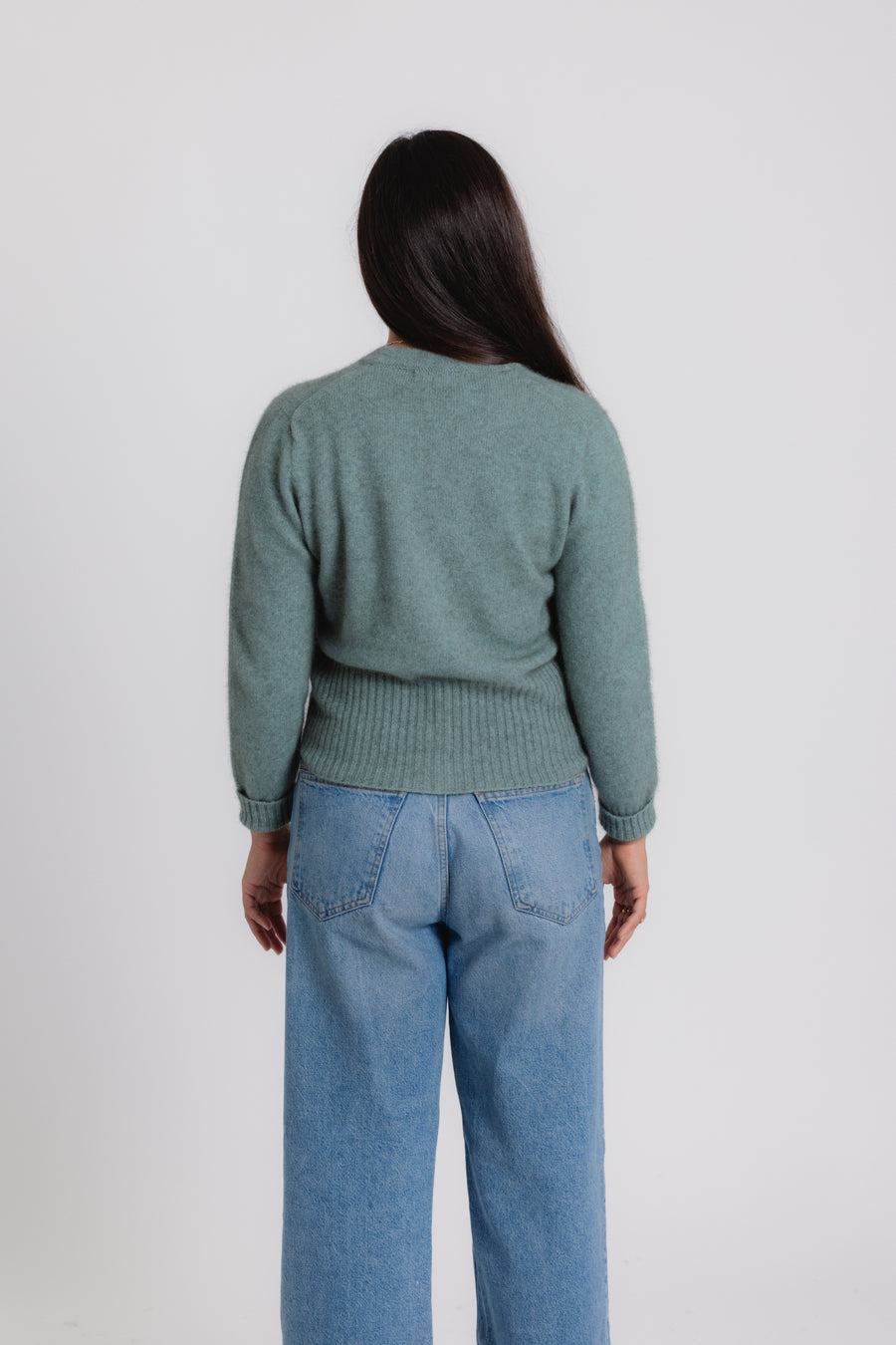 Possum - Ribbed Cardigan - Mint