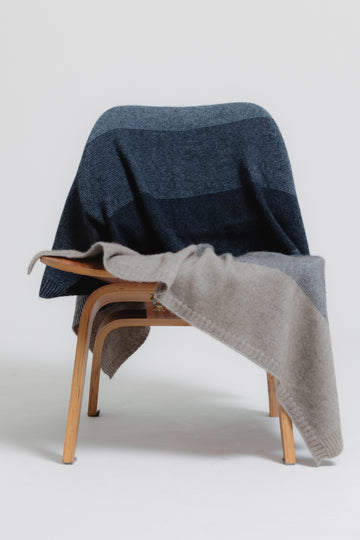Possum - Ombre Throw - Sepia