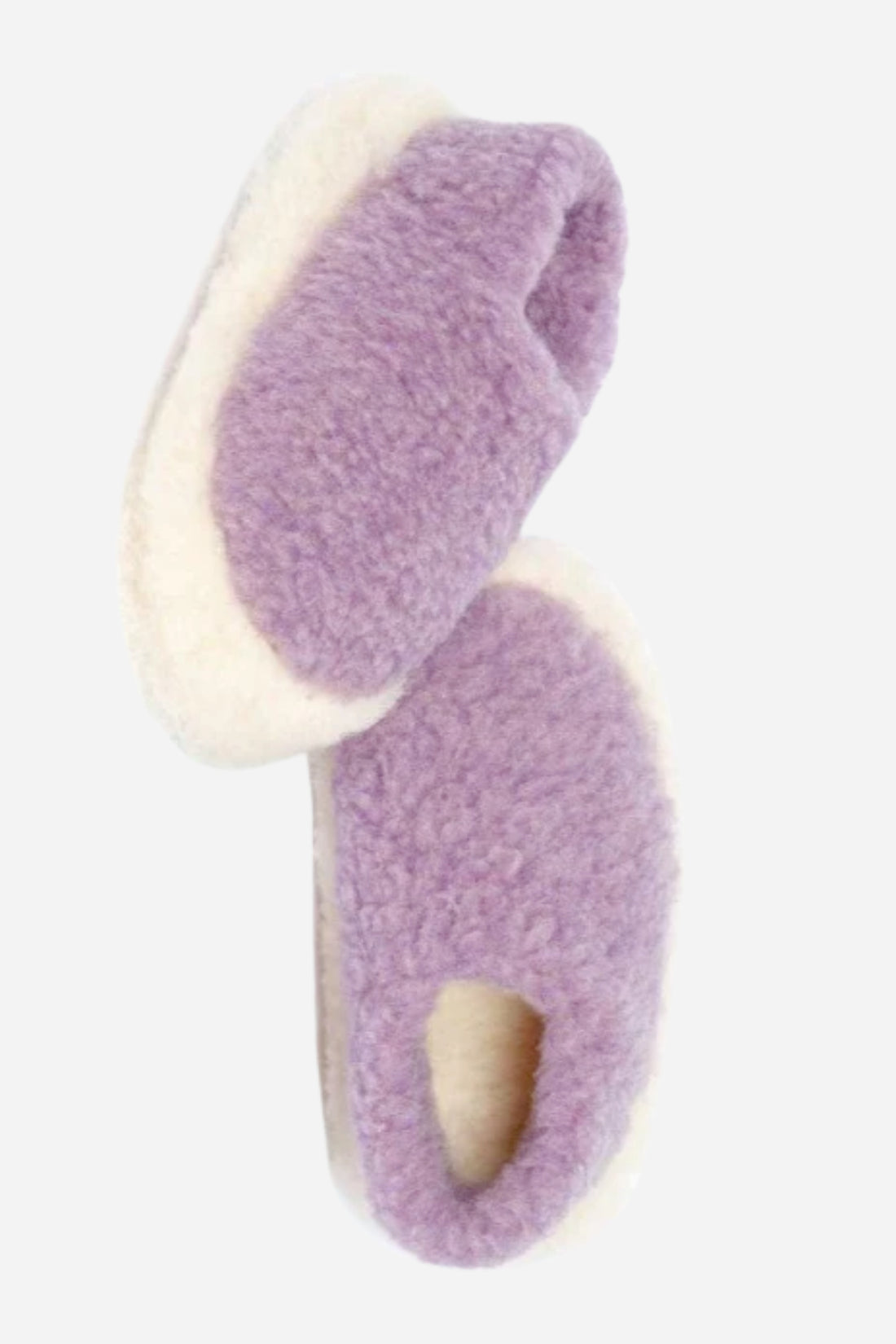 Sheep by the Sea Wool Slippers - Lavender