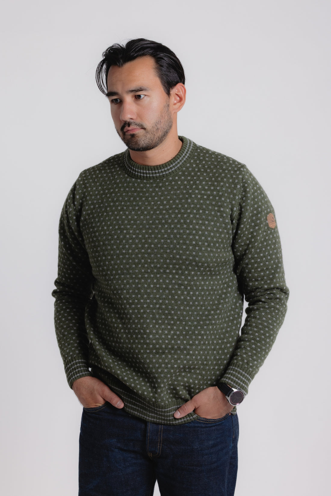 Ivanhoe - Sverre Crewneck - Loden Green