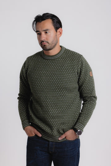 Ivanhoe - Sverre Crewneck - Loden Green