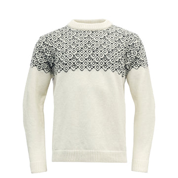 Devold - Bjornoya Sweater - Off White/Ink