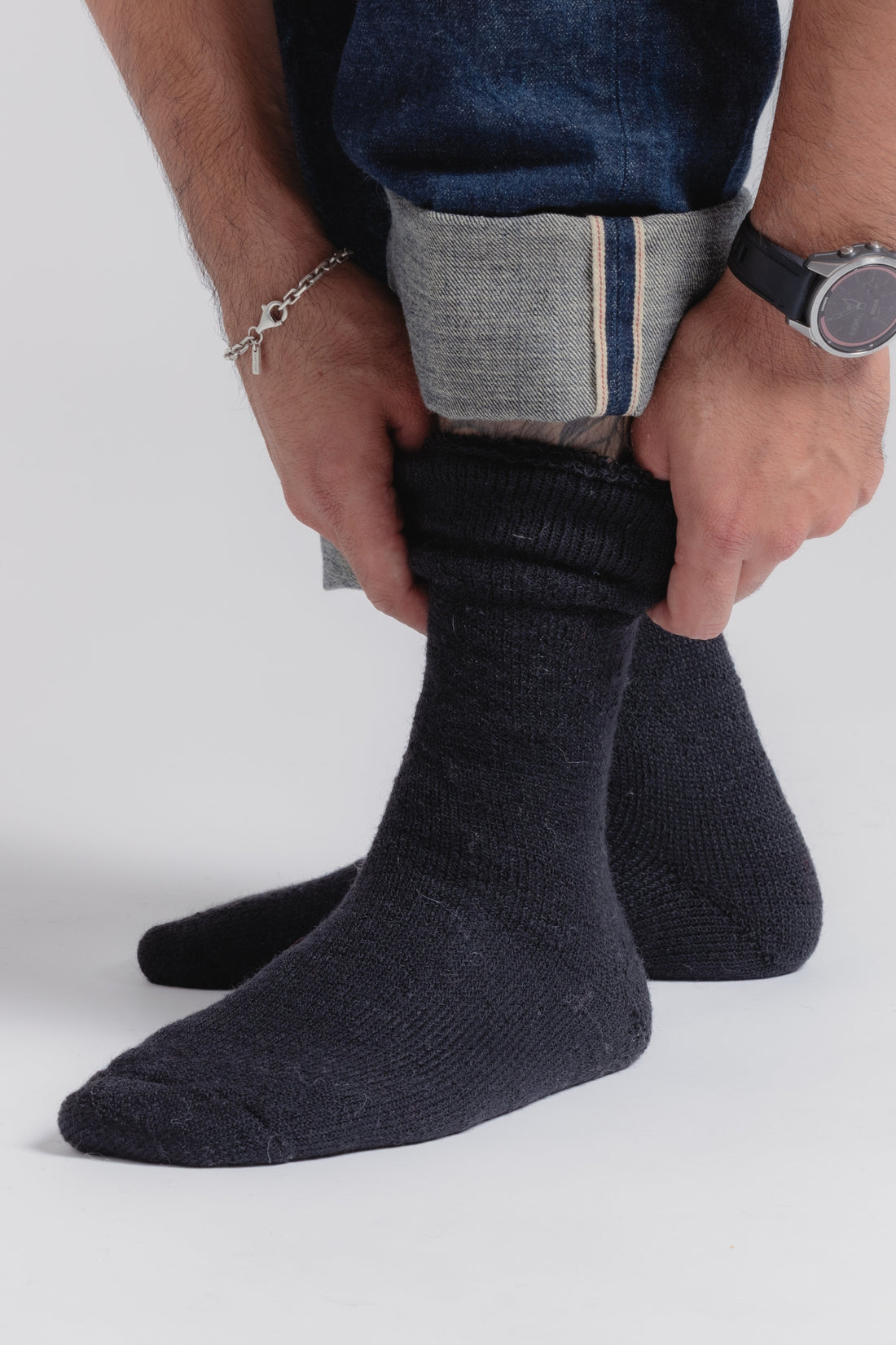 Thermohair - Mohair Socks - Black